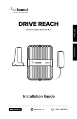 Wilson Electronics Weboost DRIVE REACH Guide D'installation