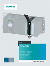 Siemens SIMATIC 6ES7521-7TH00-0AB0 Manuel