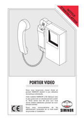 SIMINOR PORTIER VIDEO Notice D'installation