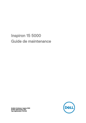Dell Inspiron 15 5566 Guide De Maintenance