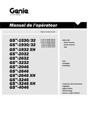 Terex Genie GS-3232 Manuel De L'opérateur