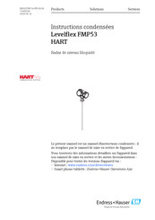 Endress+Hauser Levelflex FMP53 Instructions Condensées