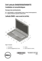 Dell Latitude E6530 Installation Et Caractéristiques