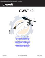 Garmin GWS 10 Instructions D'installation