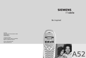 Siemens A52 Mode D'emploi