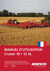 horsch Cruiser 10 XL Manuel D'utilisation