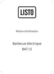 Listo BAT L5 Notice D'utilisation