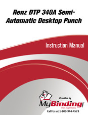 Renz DTP A 340 Instructions