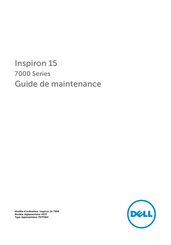 Dell Inspiron 15 Série 7000 Inspiron 7537 Guide De Maintenance