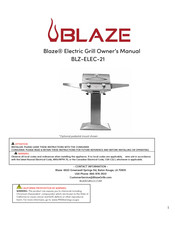 BLAZE BLZ-ELEC-21 Manuel Du Propriétaire