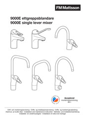FM Mattsson 9000E Tronic Manuel D'installation