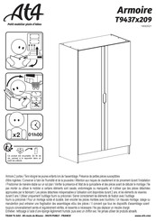 At4 Armoire T9437x209 Instructions De Montage