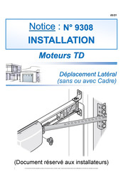 La Toulousaine 9308 Manuel D'installation