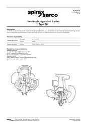Spirax Sarco TW Mode D'emploi