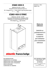Atlantic 021722 Instructions Pour L'installateur