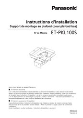 Panasonic ET-PKL100S Instructions D'installation
