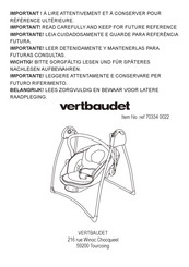 Vertbaudet 70334 0022 Mode D'emploi