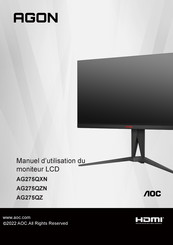 AOC Agon AG275QXN Manuel D'utilisation