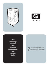 HP color LaserJet 9500n Démarrage