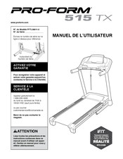 Pro-Form PFTL59011.0 Manuel De L'utilisateur