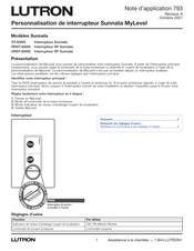 Lutron Sunnata ST-6ANS Guide Rapide