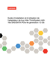 Lenovo ThinkSystem 440-16e Guide D'installation Et D'utilisation