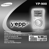 Samsung yepp' YP-900 Mode D'emploi