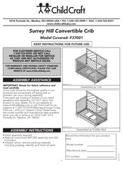 Child Craft Surrey Hill F37001 Instructions De Montage