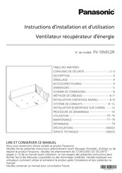 Panasonic FV-10VEC2R Instructions D'installation Et D'utilisation