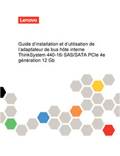 Lenovo ThinkSystem 440-16i Guide D'installation Et D'utilisation