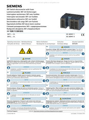 Siemens 3KF2-R Série Notice D'utilisation