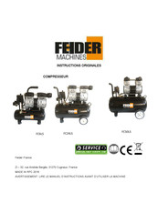 FEIDER Machines FC6LS Instructions Originales