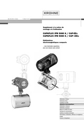 KROHNE CAPAFLUX IFM 5080 K/CAP i-EEx Notice De Montage Et D'utilisation