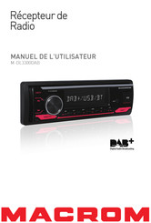 Macrom M-DL3100BT Manuel De L'utilisateur