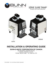 Bunn Sure Tamp 49985 Serie Guide D'installation Et D'utilisation