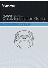 Vivotek FD8361 Guide D'installation Rapide