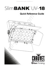 Chauvet SlimBANK UV-18 QRG Guide De Référence Rapide