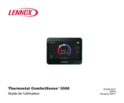 Lennox ComfortSense 5500 Guide De L'utilisateur