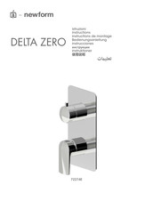 newform DELTA ZERO 72274E Instructions De Montage