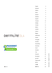 Dermlite DL4 Mode D'emploi