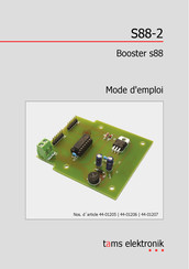 tams elektronik 44-01205 Mode D'emploi