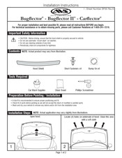 AVS Bugflector II Instructions D'installation