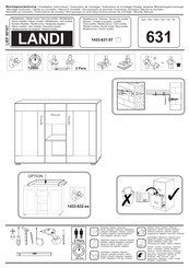 Trends LANDI 631 Instructions De Montage