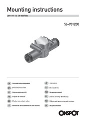 Onspot 56-701200 Instructions De Montage