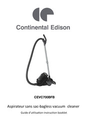 CONTINENTAL EDISON CEVC700BFB Guide D'utilisation