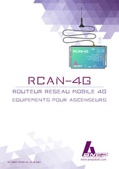 ANEP RCAN-4G Mode D'emploi