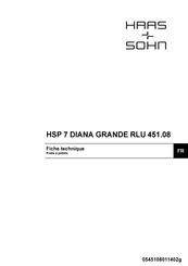 Haas+Sohn HSP 7 Diana Grande-Plus RLU Fiche Technique