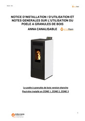 EMAFLAM ANNA CANALISABLE Notice D'installation