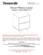 Thomasville Dossier Whitney Lateral SPLS-WHLF-TV Mode D'emploi