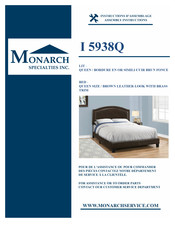 Monarch Specialties I 5938Q Instructions D'assemblage